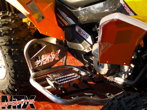 MTXSports con Pedregá - Parrillas pies RENEGADE 800